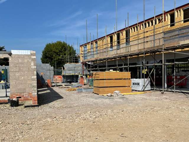 Contemporary Courtyard Before